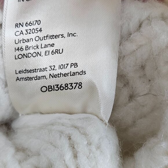 Free People Carter Pullover Knit Sweater Womens Size L Ivory OB1368378 Cream - Picture 9 of 9